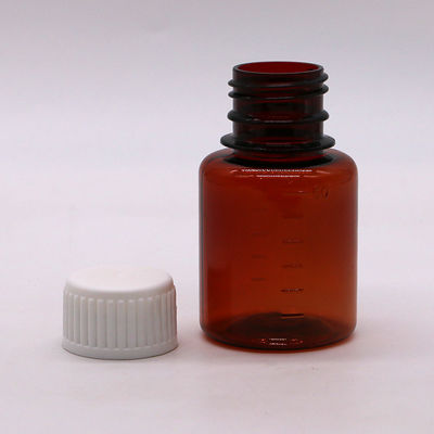 2OZ/60ml/cc PET Brown Medicine Grading Scale Bouteille d'emballage liquide pour l'huile de cigarette