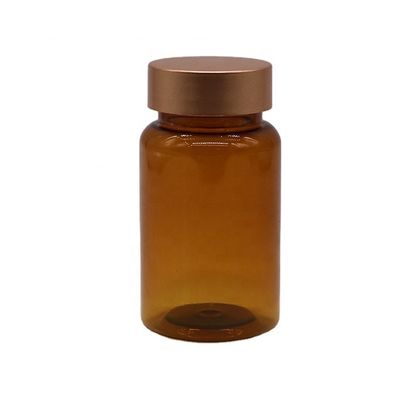 Bouteille en PET de médecine industrielle avec un bouchon de sécurité à l'épreuve des enfants et une capacité de 100 cc