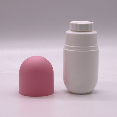 Bouteille en forme de capsule en PEHD de 130 ml pour complément alimentaire alimentaire avec capot à vis