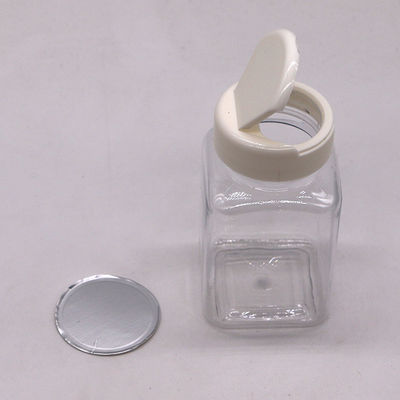 Bouteille de médicaments 100 ml Bouteille en plastique carré en PET avec couleur personnalisée et différents couvercles