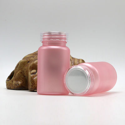 100 ml PET Ambre Bouteille de médicament en plastique pour pilule/vitamine/collier de capsule Matériau PET