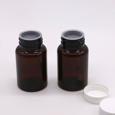 Collier en PET personnalisable Bouteille en plastique solide de 120 ml pour médicaments et produits de santé