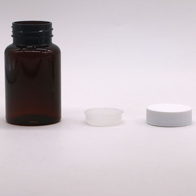 Collier en PET personnalisable Bouteille en plastique solide de 120 ml pour médicaments et produits de santé