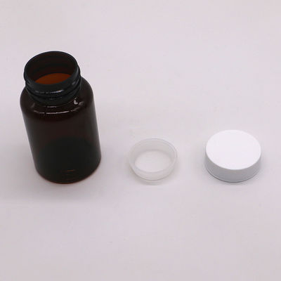 Collier en PET personnalisable Bouteille en plastique solide de 120 ml pour médicaments et produits de santé