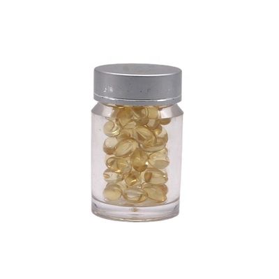 Tablettes de médicaments de pharmacie Contenant de 30 ml Bouteille en plastique double couche PS avec couvercle en aluminium