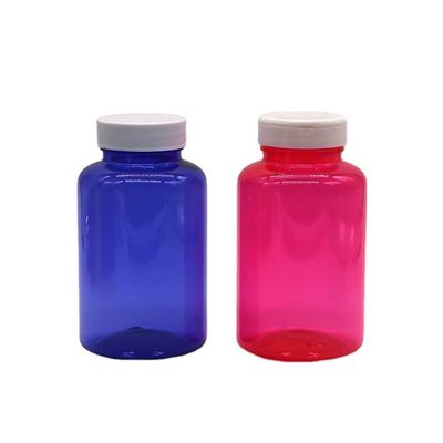 300 ml / 10 oz Bouteille en plastique PET de forme ronde avec capuchon pour contenant de bouteille de pilule