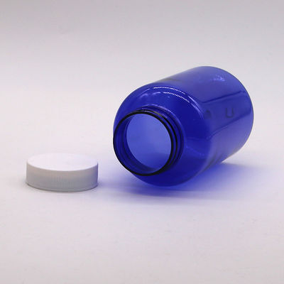 300 ml / 10 oz Bouteille en plastique PET de forme ronde avec capuchon pour contenant de bouteille de pilule