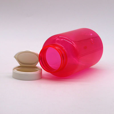 300 ml / 10 oz Bouteille en plastique PET de forme ronde avec capuchon pour contenant de bouteille de pilule