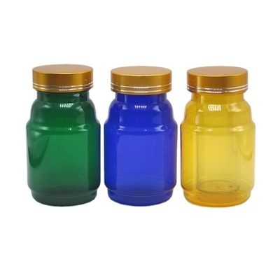 Couvercles anti-enfants Contenants en PET pour pilules pour pharmacie 250 ml
