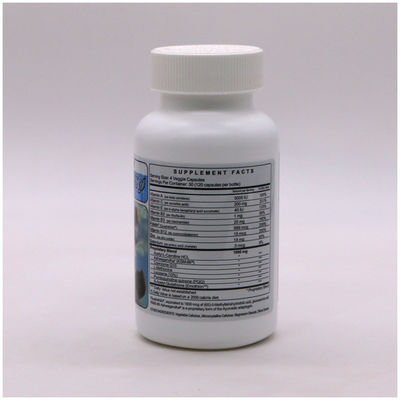Bouteille en PE à bouchon pliable Bouteilles vides en plastique à large bouche pour récipients de capsules de 300 ml