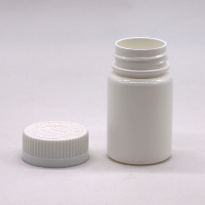 Bouteille en plastique HDPE de forme ronde en PE de 50 ml pour le stockage de comprimés solides