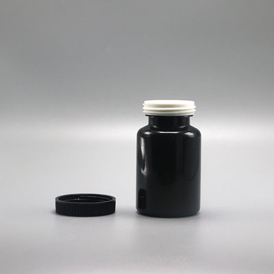 Bouteille en plastique de forme ronde en PET de 90 ml pour médicaments