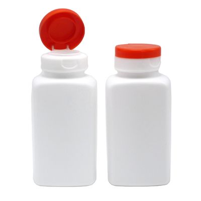 Écrans d'impression 190 ml HDPE Bouteille en plastique de forme carrée pour supplément médical