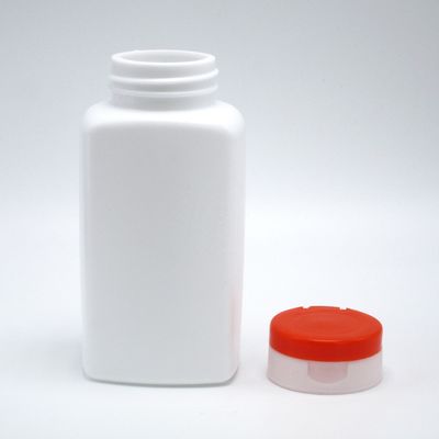 Écrans d'impression 190 ml HDPE Bouteille en plastique de forme carrée pour supplément médical