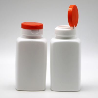 Écrans d'impression 190 ml HDPE Bouteille en plastique de forme carrée pour supplément médical
