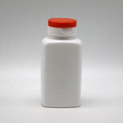 Écrans d'impression 190 ml HDPE Bouteille en plastique de forme carrée pour supplément médical