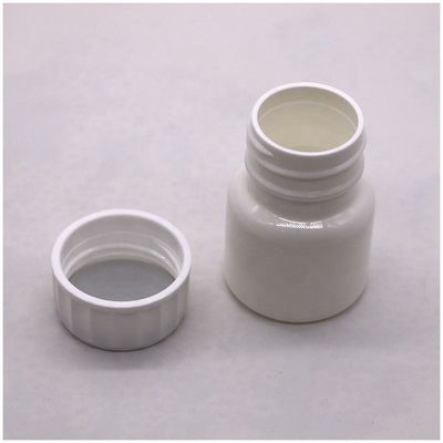 Bouteille en plastique PE ronde de 30 ml pour médicaments Comprimé solide Capsule Solution de stockage