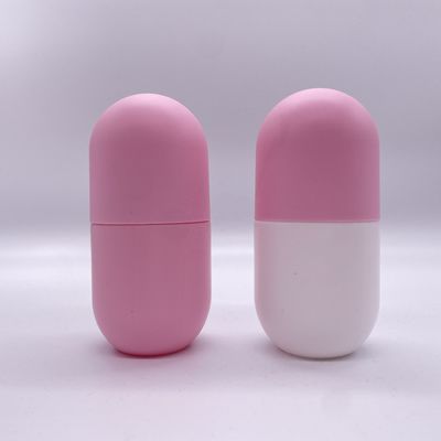 Récipient de médicaments Bouteille en forme de capsule de couleur personnalisée avec bouchon à vis