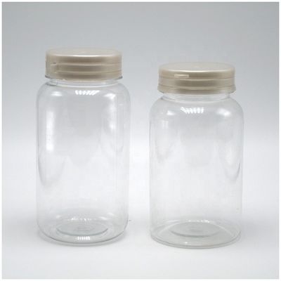 Bouteille en plastique PET de forme ronde de 220 ml avec capuchon détachable Service d'impression d'étiquettes sur mesure
