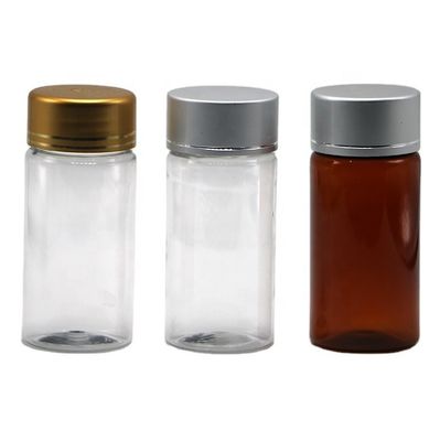 Récipient en tubes droits en PET industriel pharmaceutique de 90 ml pour comprimés et gélules
