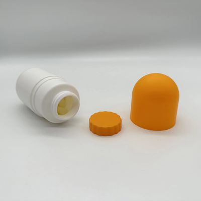 Capsule en HDPE de 130 ml, bouteille pour complément de sucre, pilule, comprimés, médecine plastique