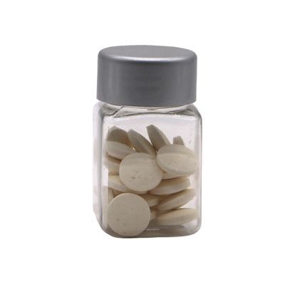 Bouteille en plastique PET de forme carrée transparente de 30 ml pour supplément de médicament