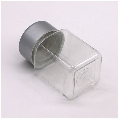 Bouteille en plastique PET de forme carrée transparente de 30 ml pour supplément de médicament