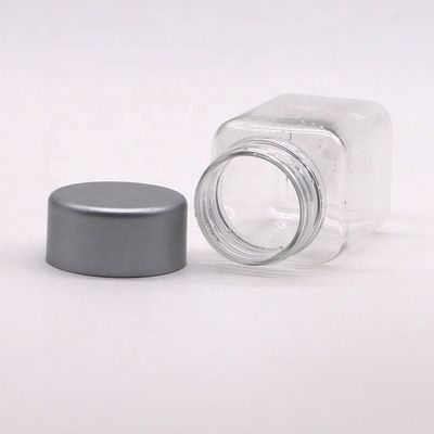 Bouteille en plastique PET de forme carrée transparente de 30 ml pour supplément de médicament