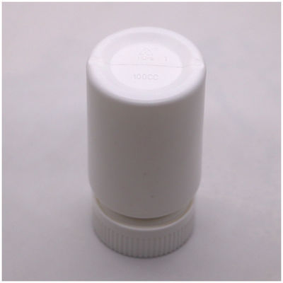 Bouteille en PE de 100 ml Bouteille à large bouche Bouteilles en plastique vides Contenants de capsules à vis