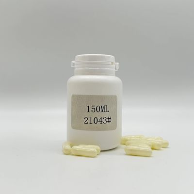 Bouteilles de suppléments de médicaments en capsule plastique de 150 ml