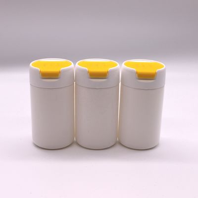 Matériau PE 120 ml Bouteille en plastique HDPE ronde pour le stockage de comprimés et de capsules solides