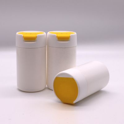 Matériau PE 120 ml Bouteille en plastique HDPE ronde pour le stockage de comprimés et de capsules solides