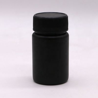 Poudre de médicament Capsule 70 ml Bouteille en plastique PET avec bouchon à vis et étiquette imprimée