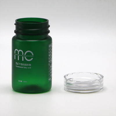 Poudre de médicament Capsule 70 ml Bouteille en plastique PET avec bouchon à vis et étiquette imprimée