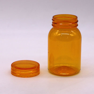 Bouteille de pilules en plastique PET de 90 ml pour pilule poudre capsule capsule à vis et service OEM
