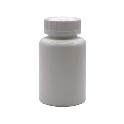 Logo personnalisé Bouteille en plastique PE de forme ronde de 175 ml pour le stockage de capsules de comprimés solides