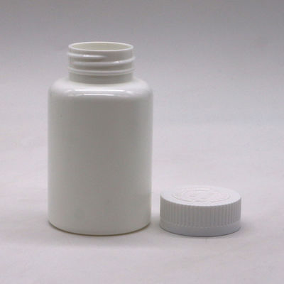 Logo personnalisé Bouteille en plastique PE de forme ronde de 175 ml pour le stockage de capsules de comprimés solides
