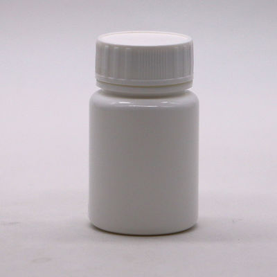 Contenant de comprimés en plastique blanc portable HDPE de 30 ml avec capuchon de sécurité pour enfants