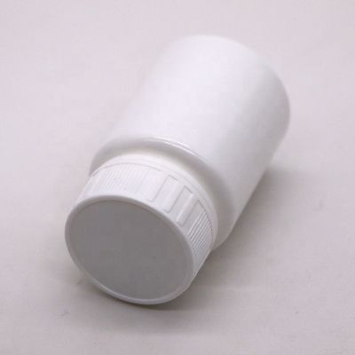 Contenant de comprimés en plastique blanc portable HDPE de 30 ml avec capuchon de sécurité pour enfants