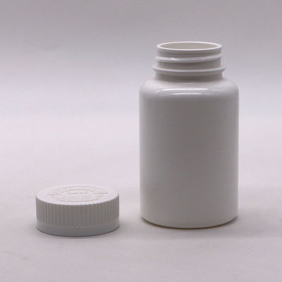 Matériau du collier PE 150 ml Bouteille en plastique rond vide avec couvercle à l' épreuve des enfants
