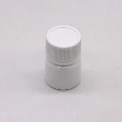 Médicament Comprimé solide Capsule de stockage Bouteille en plastique PE 5 ml Forme ronde avec bouchon à vis