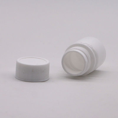Médicament Comprimé solide Capsule de stockage Bouteille en plastique PE 5 ml Forme ronde avec bouchon à vis