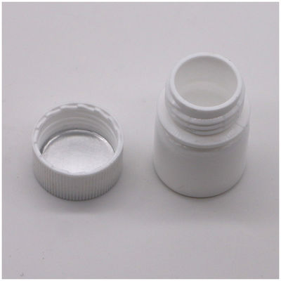 Médicament Comprimé solide Capsule de stockage Bouteille en plastique PE 5 ml Forme ronde avec bouchon à vis