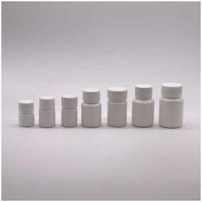 Médicament Comprimé solide Capsule de stockage Bouteille en plastique PE 5 ml Forme ronde avec bouchon à vis