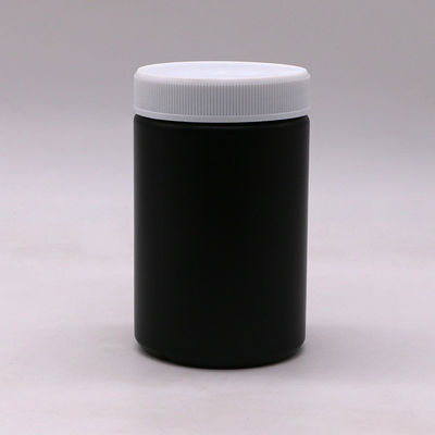 Médecine industrielle 250 ml HDPE pot de nourriture en plastique personnalisé avec bouchon à vis et revêtement à induction thermique