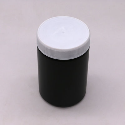 Médecine industrielle 250 ml HDPE pot de nourriture en plastique personnalisé avec bouchon à vis et revêtement à induction thermique