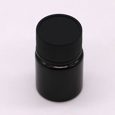 Matériau sans BPA recyclable Bouteille de pilule en plastique PET de 25 ml pour flacon de médicaments solides