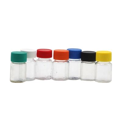 Bouteille de pilule en plastique PET de 15 ml avec bouchon de sécurité pour enfants Recycleable sans BPA