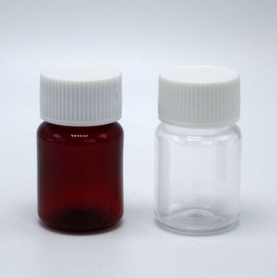 Bouteille de pilule en plastique PET de 15 ml avec bouchon de sécurité pour enfants Recycleable sans BPA