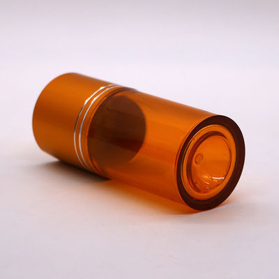 Pilule en PET rechargeable de 60 ml Capsule Bouteille d' huile de poisson avec bouchon à vis en or argenté en aluminium